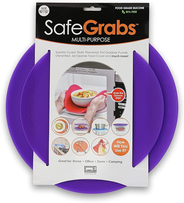 Silicone Microwave Mat Purple